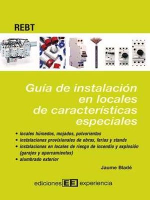 cover image of Guía de instalación en locales de características especiales